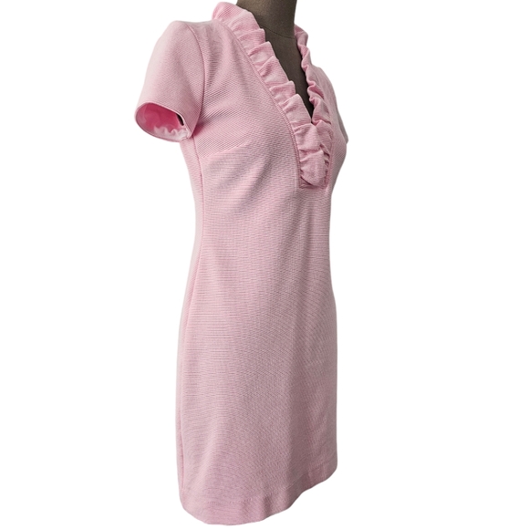Lilly Pulitzer Tisbury Shift Dress Prosecco Pink Lucky Catch Stripe Sz Small - Picture 9 of 16